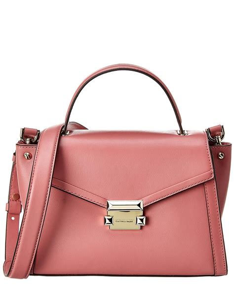 michael kors outlet whitney medium top handle satchel|Whitney Medium Leather Satchel .